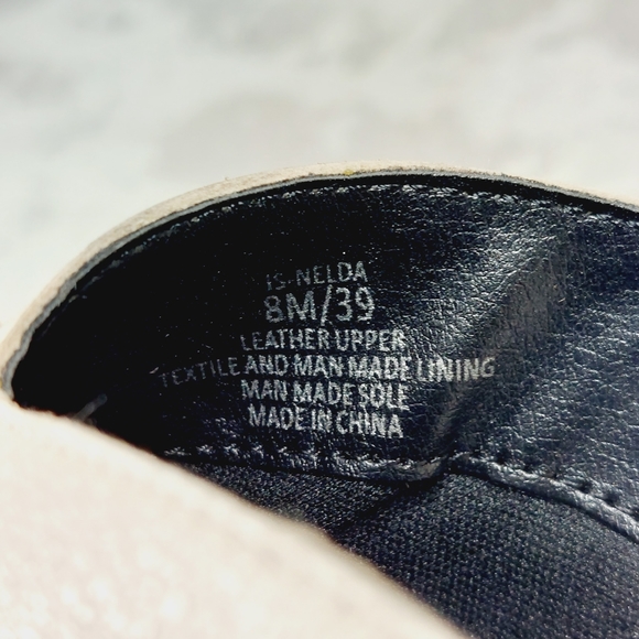 NEW Jessica Simpson Nelda Cream/Off White Faux Leather Western Ankle Boots M1038 - Picture 11 of 12